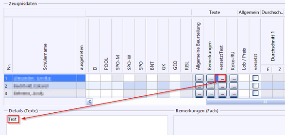 Zeugnisdatenerfassung AGY Kl. 5-6